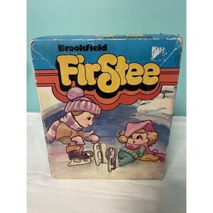 Kids Ice‎ Skates with TWO BLADE Runners Black Firstee Size 12 Beginner 80s